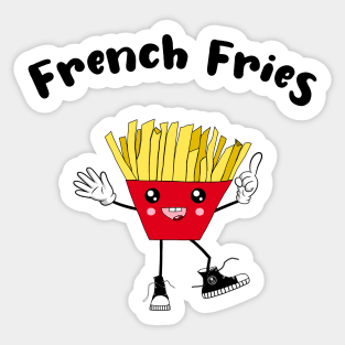 French Fries - Comic Sticker